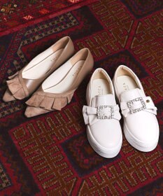 TOCCA 【晴雨兼用・軽量・抗菌消臭】BIJOUX RIBBON SNEAKERS スニーカー