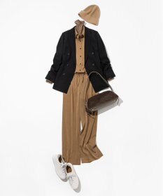 23区 【見上愛さん着用/Oggi10月号掲載/洗える】スエーディーサテン シャツ