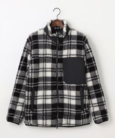 JOSEPH ABBOUD MOUNTAIN 【軽量/暖か/男女兼用】チェックフリース ブルゾン