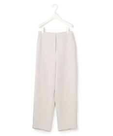 ICB L 【洗える】 ダブルクロスクレープ ストレートパンツ