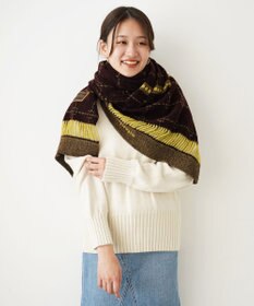 nitorito 【UNISEX】stamp チェック柄 3WAY ストール