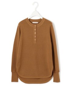 ICB 【洗える】 エクストラファインメリノ ヘンリーネックプルオーバー