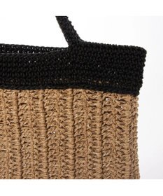 UNBILLION cachecache ペーパー切り替え横編みトートバッグ