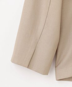 J.PRESS LADIES 【セットアップ対応・洗える・UVケア・速乾】 OXIJEWELストレッチ ノーカラー ジャケット