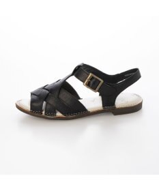 ing <ing>【サスティナブル】クロスメッシュデザインサンダル