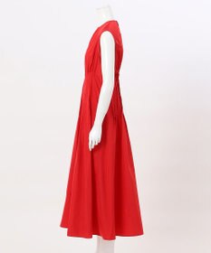 23区 L 【エステータ】シャイニータフタ ピンタック ワンピース