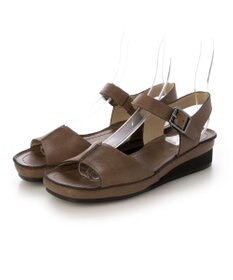 ing <ing>【WEB限定】ウエッジヒールレザーサンダル