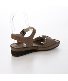 ing <ing>【WEB限定】ウエッジヒールレザーサンダル