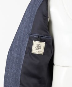 J.PRESS MEN 【ESSENTIAL CLOTHING】ミルドクリーンストライプ スーツ/総裏