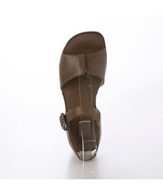 ing <ing>【WEB限定】ウエッジヒールレザーサンダル