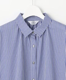 J.PRESS LADIES Jカミーチェストライプ シャツカラー カットソー