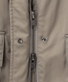 ICB 【洗える】グランウォームソフトサテン ミリタリーベスト