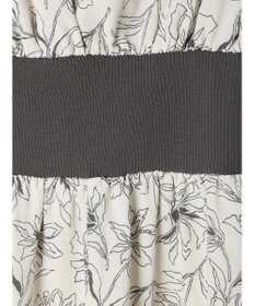 earth music&ecology リブドッキングフラワーワンピース