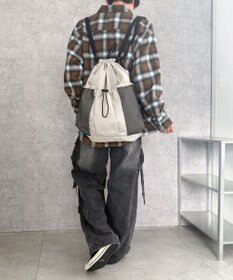 WEGO 【ユニセックス着用ITEM】メッシュポケットナップサック