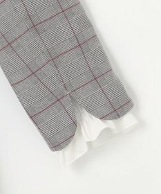 組曲 KIDS 【150-170㎝】グレンチェックジャケット＆プリーツワンピース セット