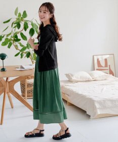 Tiaclasse 【洗える】はしごレースワンピース