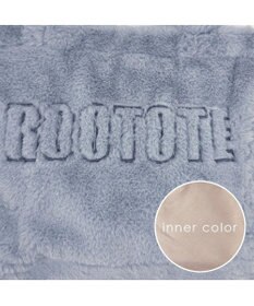 ROOTOTE 3637【ふわふわ】SC.スクエア.ファー.ロゴ-A