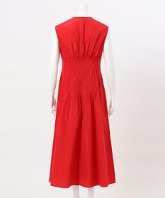 23区 L 【エステータ】シャイニータフタ ピンタック ワンピース