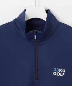 23区GOLF 【MEN】【吸水速乾/UVカット】ストレッチダンボールモックネックシャツ