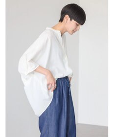 AMERICAN HOLIC 接触冷感＋ＵＶカット　ギャザースリーブブラウス