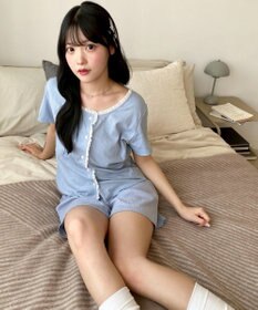 WEGO ワンカラーセットアップルームウェア