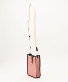 LA BAGAGERIE スクエアレザーミニショルダーバッグ