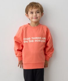 ANY KIDS ロゴプリント トレーナー