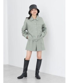 earth music&ecology ベルト付きショートパンツ