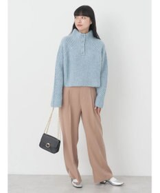 earth music&ecology フワフワＭＩＸハイネックショートニット