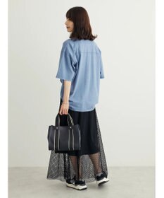 Green Parks ・ＥＬＥＮＣＡＲＥ　ＤＵＥ　メッシュギャザースカート