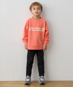 ANY KIDS ロゴプリント トレーナー