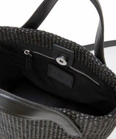 TOPKAPI 【Breath TOPKAPI】レザーハンドル ショルダー付き トート カゴバッグ