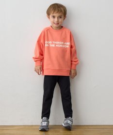 ANY KIDS ロゴプリント トレーナー