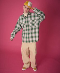 WEGO 【ユニセックス着用ITEM】ステッチカラーチノパンツ