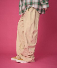 WEGO 【ユニセックス着用ITEM】ステッチカラーチノパンツ