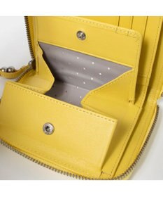 UNBILLION ペルケ perche / ドット型押しラウンドパームフィット財布