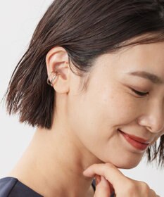 J.PRESS LADIES 【WEB限定】3way ビジュー イヤカフ リング