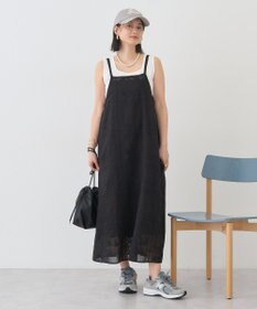 AMERICAN HOLIC シアー刺繍キャミワンピース（ペチコート付き）