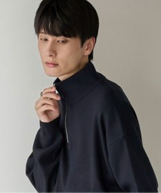 WEGO 【ユニセックス着用ITEM】ミラノリブハーフジッププルオーバー