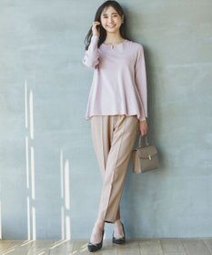 ANY SIS S 【洗える】褒めらレディテーパード パンツ