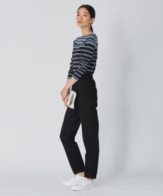 ICB 【洗える】 ハイブリッドボーダー ニットプルオーバー