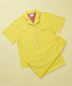 une nana cool 【綿100%】70/2 天竺 半袖開襟パジャマ MADE WITH LIBERTY FABRIC