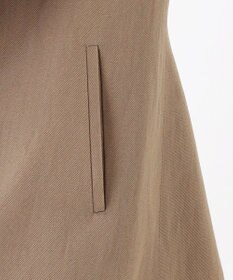 23区 【エステータ】ウールリネン レザートリミング ジャケット