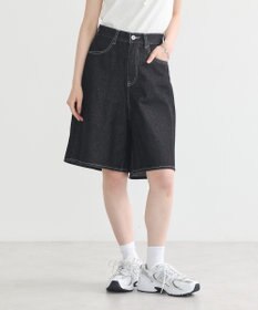 earth music&ecology デニムハーフパンツ