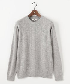 JOSEPH ABBOUD 【暖か・軽量】カシミヤブレンド クルーネック ニット