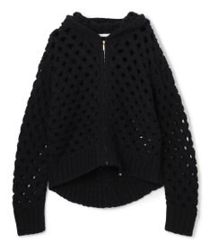 BEIGE， KOKOMO / ウールアルパカメッシュニットパーカー