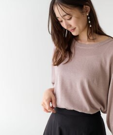 ANY SIS 【洗える】ラメ プルオーバー