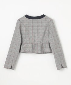 組曲 KIDS 【150-170㎝】グレンチェックジャケット＆プリーツワンピース セット