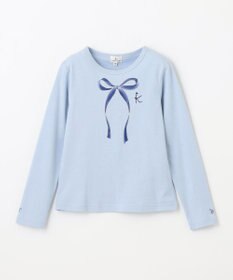 組曲 KIDS 【110-140cm】リボンアート Tシャツ