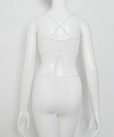 WEGO 【ブラトップ＆ショーツセット】Liliane　Ciel　フェザーラメ